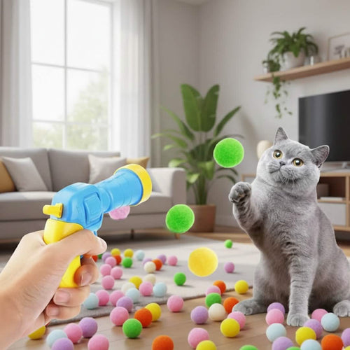 Petsify PounceLaunch™ Interactive Cat Ball Launcher