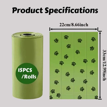 Petsify Eco-Paws™ Heavy-Duty Dog Waste Bags