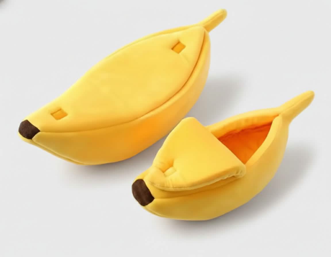 Petsify Peel-n-Sleep™ Banana Pet Bed