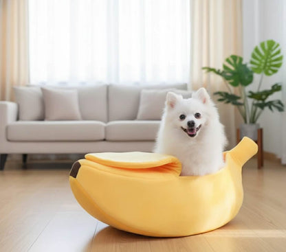 Petsify Peel-n-Sleep™ Banana Pet Bed