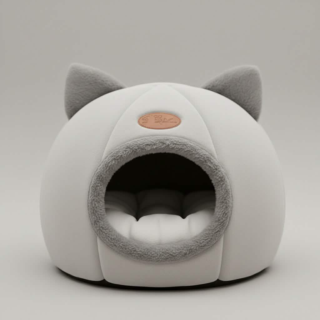 Petsify Cloud-Cave™ Cozy Cat Cave Bed